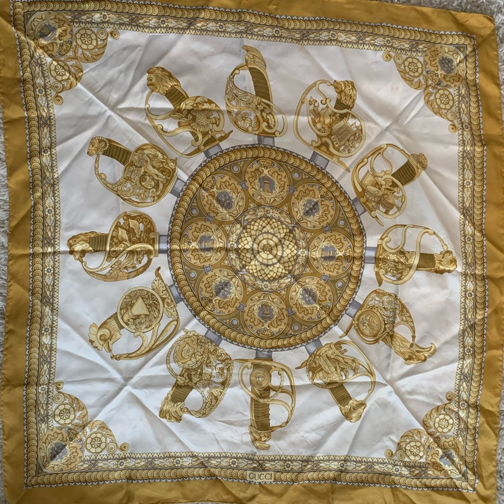 Gucci silk scarf